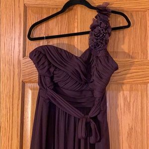 Plum Purple Bridesmaid / Prom Dress - Size 18